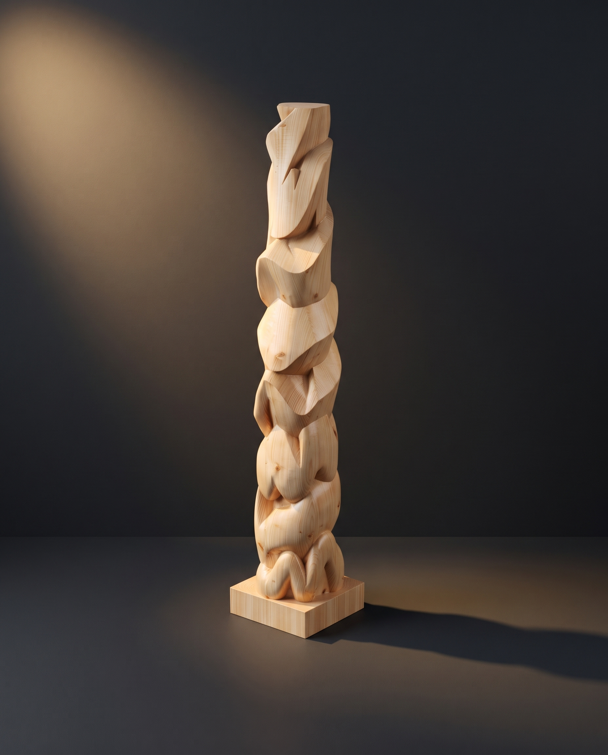 The Glue Totem — styled interior view