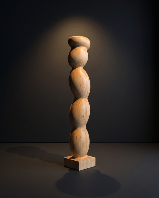Pebbles Totem — styled interior view