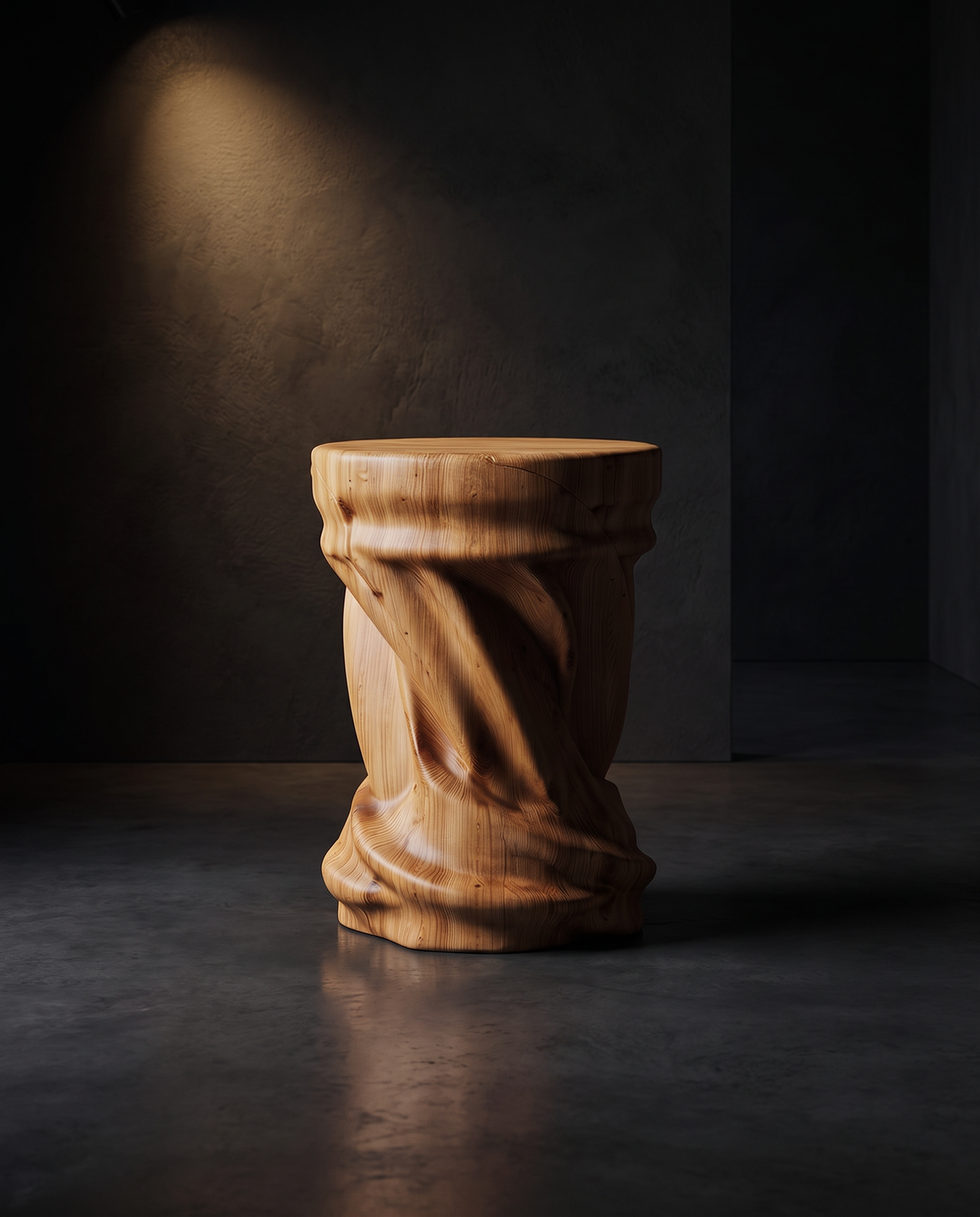 Node Side Table — styled interior view