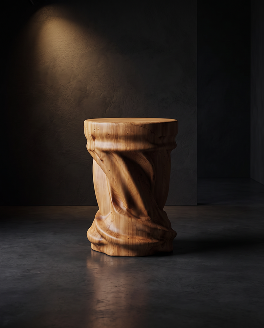 Node Side Table — styled interior view