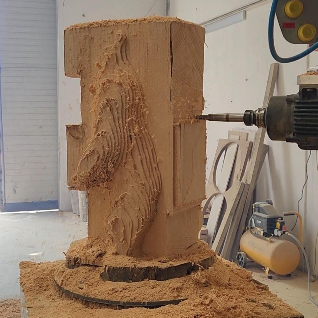 Cedar Bear Cub Sculpture