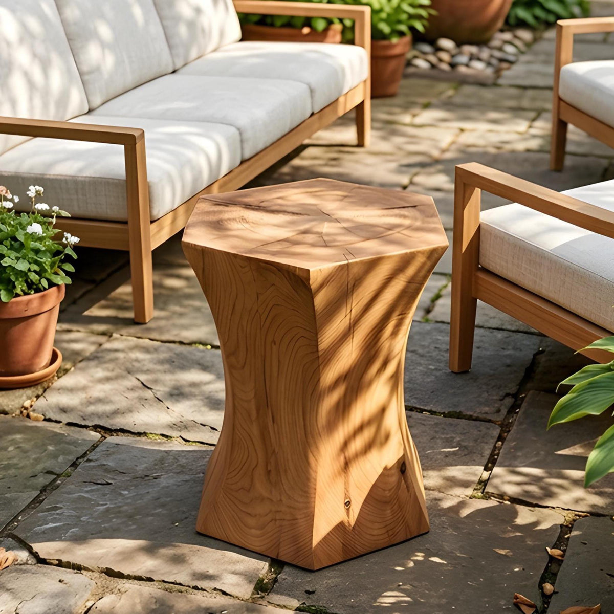 Cedar End Table