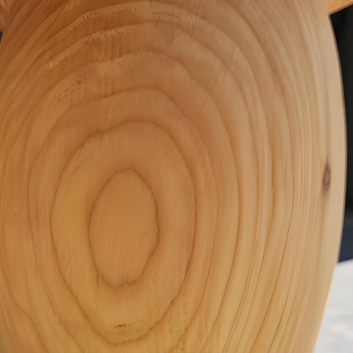 Spruce Pedestal Side Table