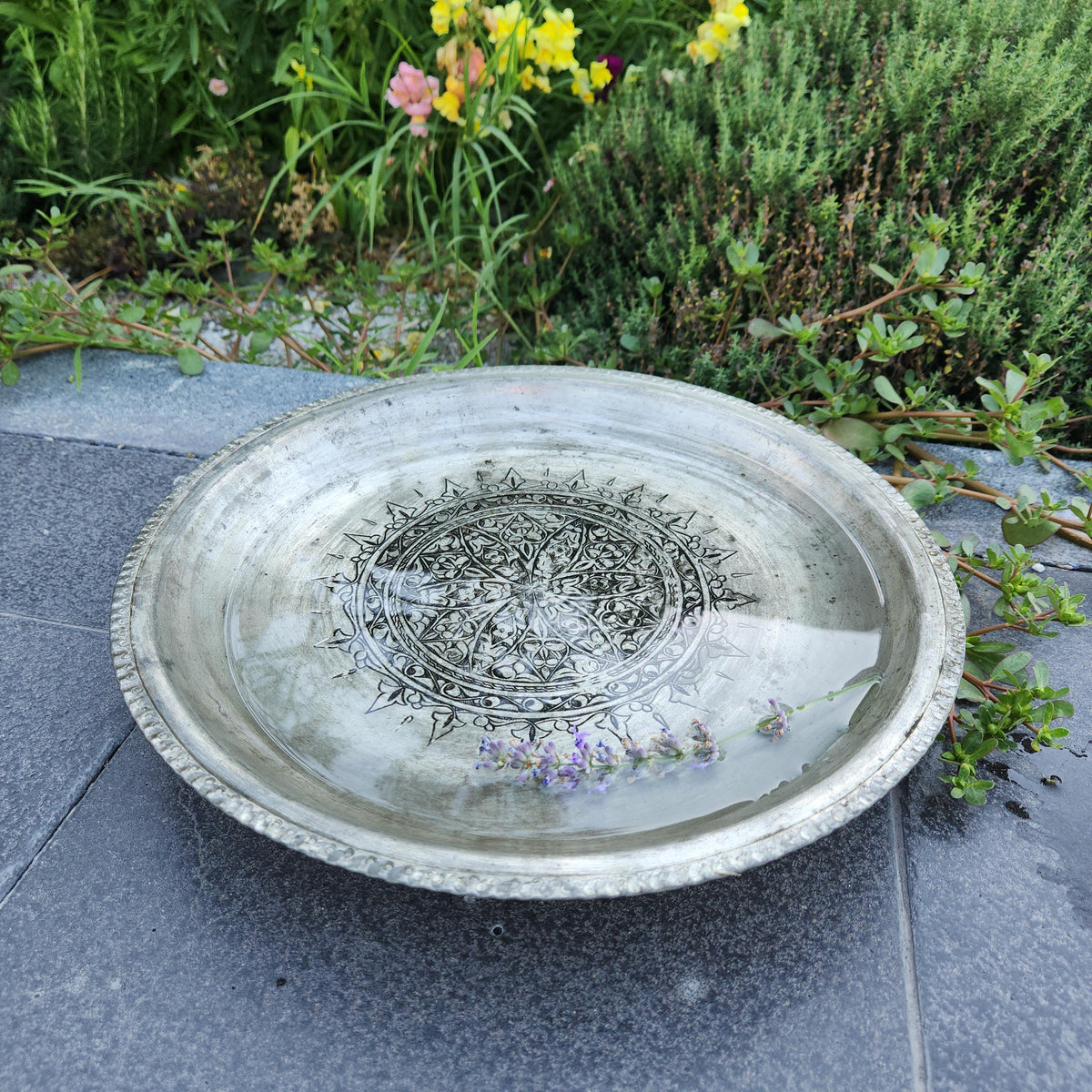 Copper Bird Bath