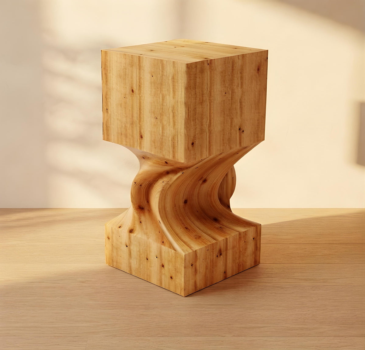 Spruce Block Side Table