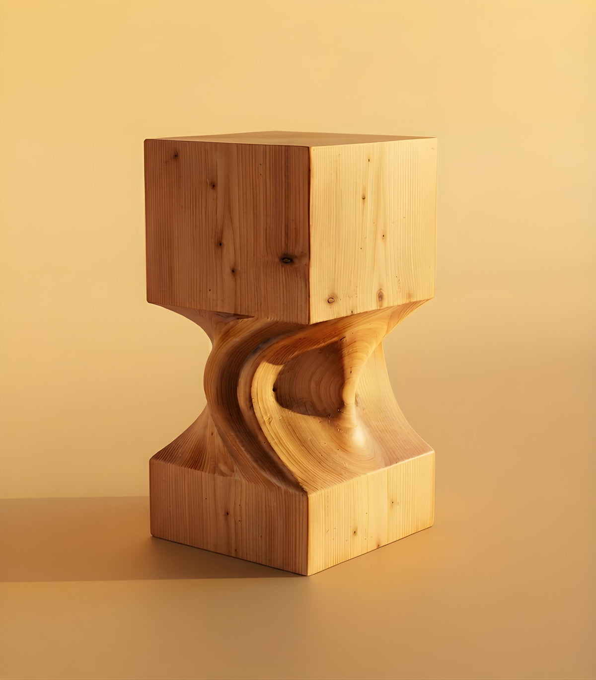 Spruce Block Side Table